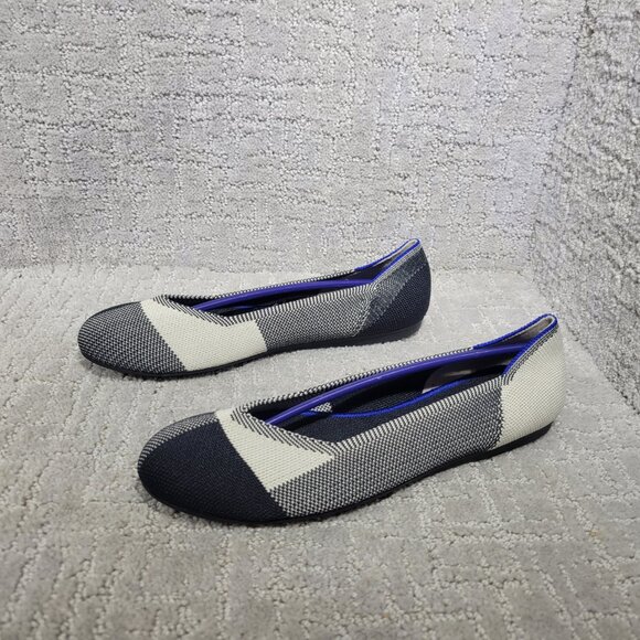 Rothy’s The Flat Cap Toe Black Slip On Round Toe Shoes Women's Size US 8, 9 - Picture 3 of 11